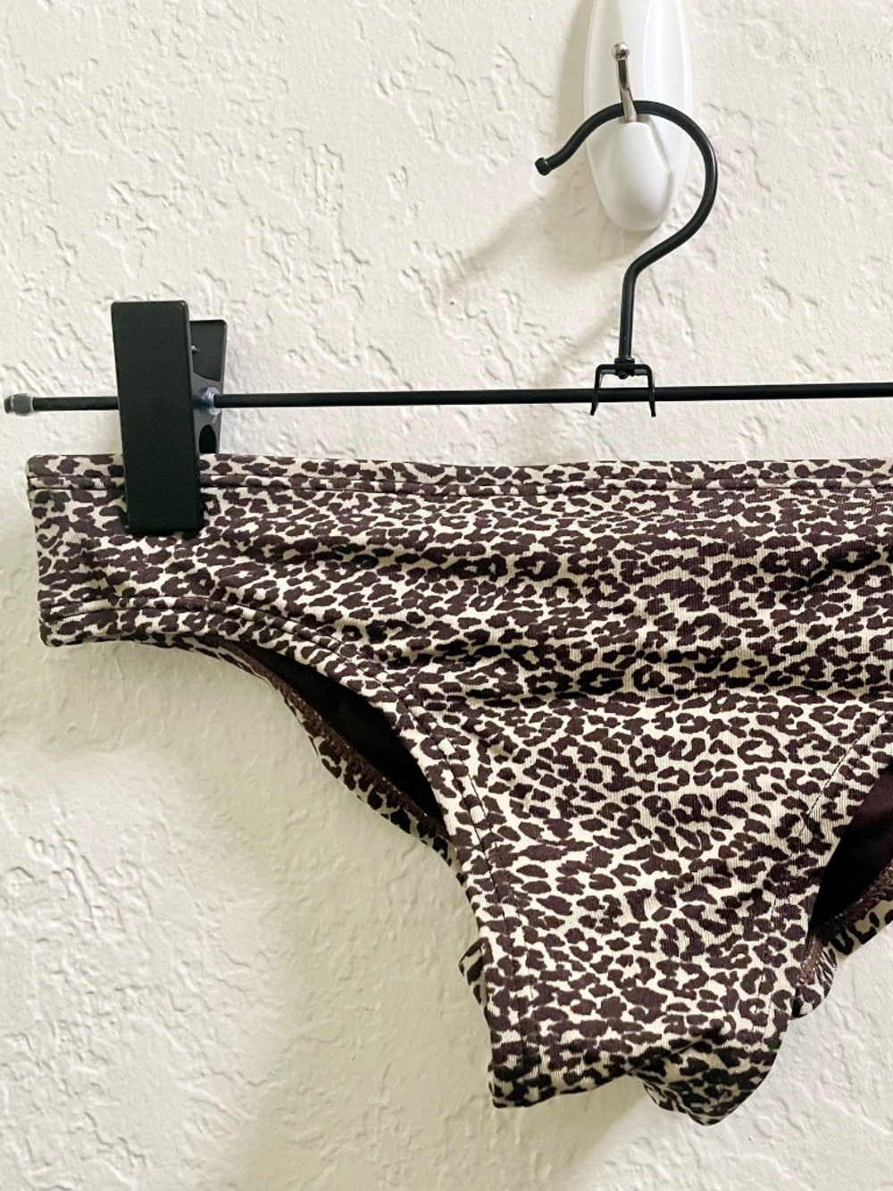 Pualani Hawaii - Hipster Bikini Ruched Bottoms - Leopard Animal Print - Size M